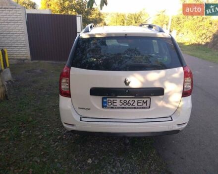 Рено Логан МСВ 2015 в Николаеве на Automoto.ua Белый Рено Логан МСВ, объемом двигателя 1.5 л и пробегом 330 тыс. км за 6300 $, фото 3 на Automoto.ua
