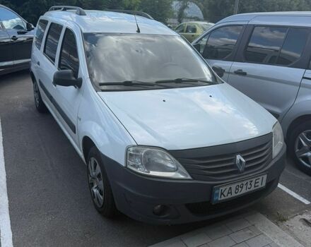 Білий Рено Логан МСВ, об'ємом двигуна 1.6 л та пробігом 333 тис. км за 4800 $, фото 1 на Automoto.ua