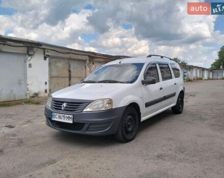 Білий Рено Логан МСВ, об'ємом двигуна 1.6 л та пробігом 288 тис. км за 4200 $, фото 1 на Automoto.ua
