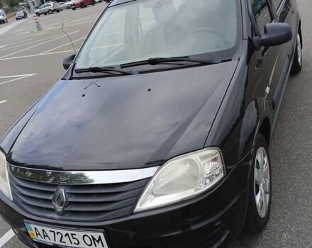 Черный Рено Логан МСВ, объемом двигателя 1.6 л и пробегом 186 тыс. км за 5300 $, фото 3 на Automoto.ua