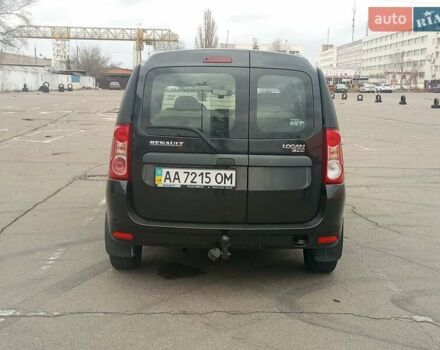 Черный Рено Логан МСВ, объемом двигателя 1.6 л и пробегом 176 тыс. км за 5200 $, фото 8 на Automoto.ua