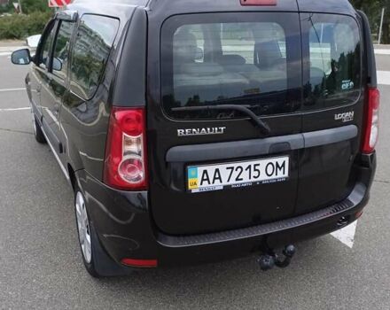 Черный Рено Логан МСВ, объемом двигателя 1.6 л и пробегом 186 тыс. км за 5300 $, фото 1 на Automoto.ua