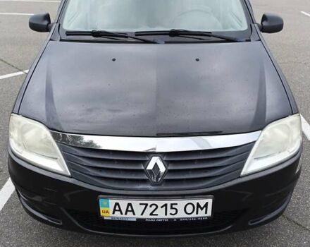 Черный Рено Логан МСВ, объемом двигателя 1.6 л и пробегом 186 тыс. км за 5300 $, фото 2 на Automoto.ua