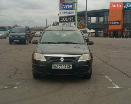 Черный Рено Логан МСВ, объемом двигателя 1.6 л и пробегом 176 тыс. км за 5200 $, фото 3 на Automoto.ua