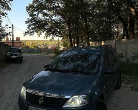 Синій Рено Логан МСВ, об'ємом двигуна 1.6 л та пробігом 206 тис. км за 6000 $, фото 1 на Automoto.ua