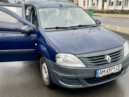 Синий Рено Логан МСВ, объемом двигателя 1.6 л и пробегом 302 тыс. км за 4700 $, фото 1 на Automoto.ua