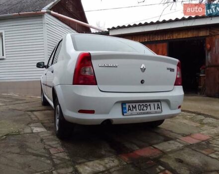 Белый Рено Логан, объемом двигателя 1.39 л и пробегом 274 тыс. км за 3300 $, фото 3 на Automoto.ua