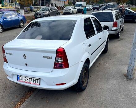 Белый Рено Логан, объемом двигателя 1.4 л и пробегом 127 тыс. км за 5000 $, фото 3 на Automoto.ua