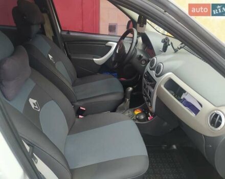 Белый Рено Логан, объемом двигателя 1.5 л и пробегом 130 тыс. км за 5000 $, фото 6 на Automoto.ua
