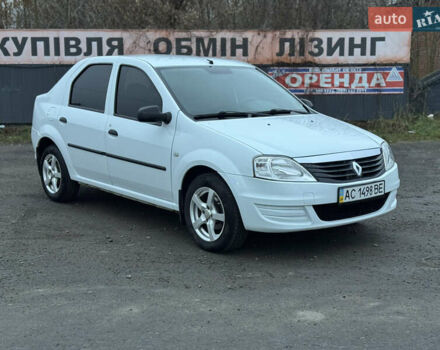 Белый Рено Логан, объемом двигателя 1.4 л и пробегом 108 тыс. км за 4300 $, фото 2 на Automoto.ua