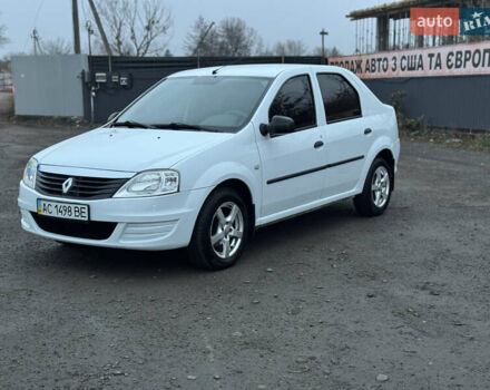 Белый Рено Логан, объемом двигателя 1.4 л и пробегом 108 тыс. км за 4300 $, фото 3 на Automoto.ua