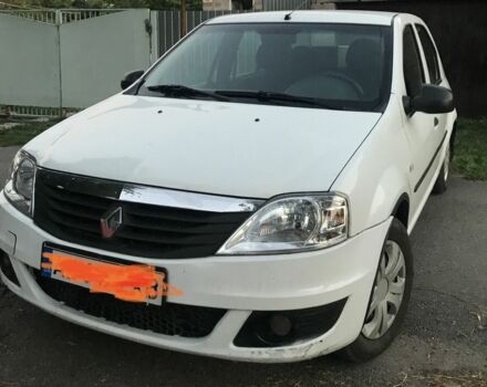 Белый Рено Логан, объемом двигателя 1.4 л и пробегом 192 тыс. км за 4200 $, фото 3 на Automoto.ua