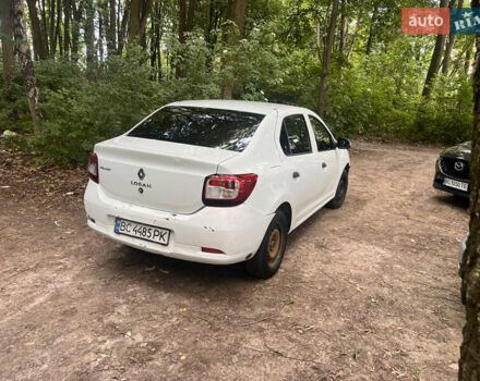 Белый Рено Логан, объемом двигателя 1.15 л и пробегом 345 тыс. км за 3200 $, фото 1 на Automoto.ua