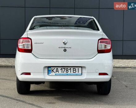 Рено Логан 2016 в Киеве на Automoto.ua Белый Рено Логан, объемом двигателя 1.2 л и пробегом 170 тыс. км за 3600 $, фото 1 на Automoto.ua