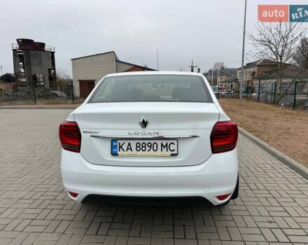 Білий Рено Логан, об'ємом двигуна 0.9 л та пробігом 67 тис. км за 7600 $, фото 5 на Automoto.ua