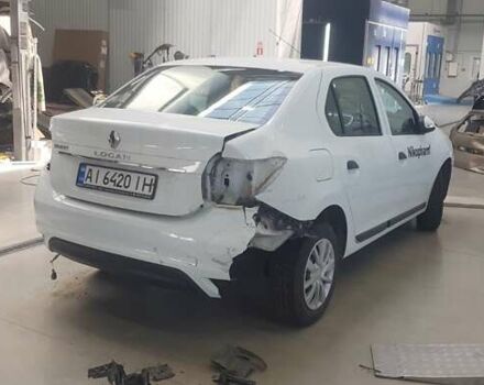 Белый Рено Логан, объемом двигателя 1 л и пробегом 88 тыс. км за 3500 $, фото 4 на Automoto.ua