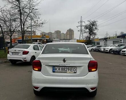 Белый Рено Логан, объемом двигателя 0.9 л и пробегом 383 тыс. км за 3400 $, фото 2 на Automoto.ua