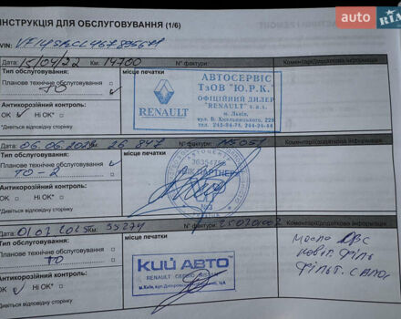 Белый Рено Логан, объемом двигателя 1.46 л и пробегом 55 тыс. км за 9617 $, фото 9 на Automoto.ua