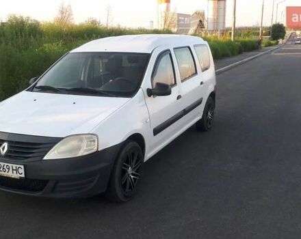 Белый Рено Логан, объемом двигателя 1.5 л и пробегом 223 тыс. км за 6000 $, фото 3 на Automoto.ua