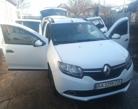 Белый Рено Логан, объемом двигателя 1.5 л и пробегом 200 тыс. км за 6500 $, фото 1 на Automoto.ua
