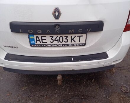 Белый Рено Логан, объемом двигателя 1.5 л и пробегом 200 тыс. км за 8048 $, фото 4 на Automoto.ua