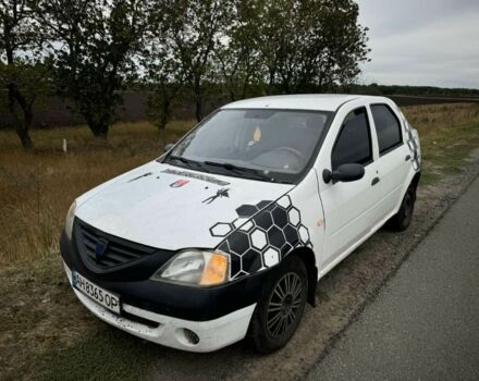 Белый Рено Логан, объемом двигателя 1.4 л и пробегом 255 тыс. км за 1499 $, фото 1 на Automoto.ua