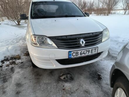 Белый Рено Логан, объемом двигателя 1.4 л и пробегом 250 тыс. км за 3450 $, фото 1 на Automoto.ua