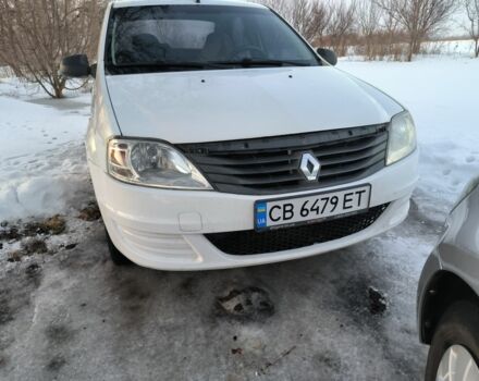 Белый Рено Логан, объемом двигателя 1.4 л и пробегом 250 тыс. км за 3450 $, фото 1 на Automoto.ua