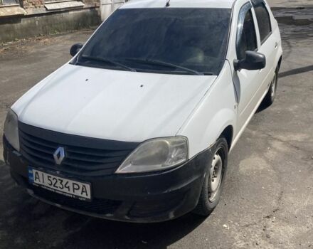 Белый Рено Логан, объемом двигателя 1.4 л и пробегом 390 тыс. км за 1499 $, фото 1 на Automoto.ua