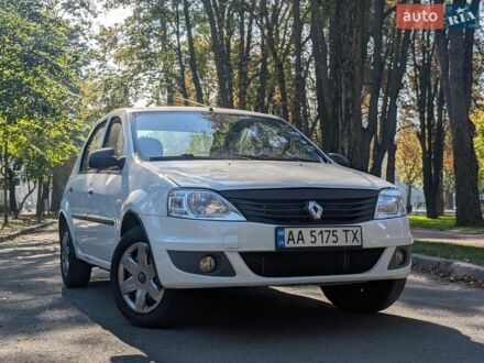 Белый Рено Логан, объемом двигателя 1.39 л и пробегом 450 тыс. км за 3450 $, фото 1 на Automoto.ua