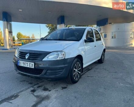 Белый Рено Логан, объемом двигателя 1.4 л и пробегом 199 тыс. км за 3700 $, фото 1 на Automoto.ua