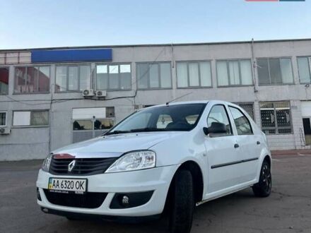 Белый Рено Логан, объемом двигателя 1.39 л и пробегом 381 тыс. км за 3800 $, фото 1 на Automoto.ua