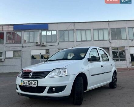 Белый Рено Логан, объемом двигателя 1.39 л и пробегом 381 тыс. км за 3800 $, фото 1 на Automoto.ua