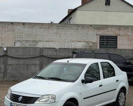 Белый Рено Логан, объемом двигателя 1.4 л и пробегом 191 тыс. км за 4100 $, фото 1 на Automoto.ua