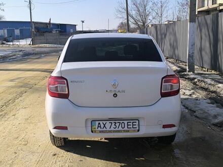 Белый Рено Логан, объемом двигателя 1.5 л и пробегом 325 тыс. км за 5300 $, фото 1 на Automoto.ua