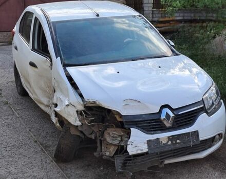 Белый Рено Логан, объемом двигателя 1.2 л и пробегом 180 тыс. км за 1186 $, фото 1 на Automoto.ua