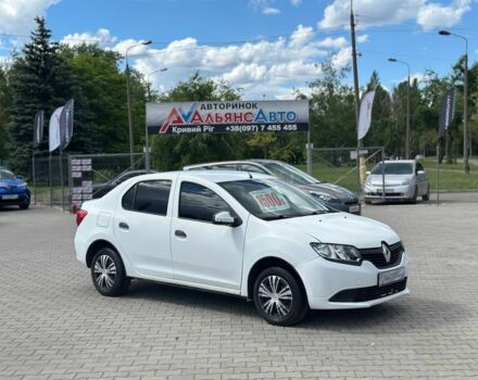 Белый Рено Логан, объемом двигателя 1.5 л и пробегом 220 тыс. км за 5000 $, фото 1 на Automoto.ua