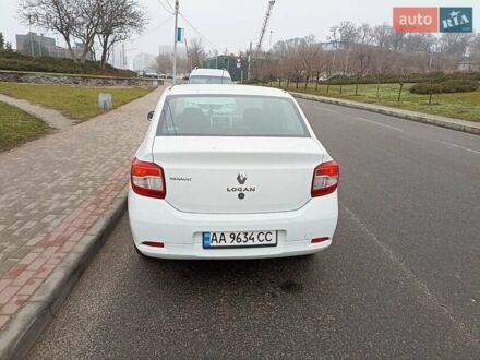 Рено Логан 2015 у Черкасах на Automoto.ua Білий Рено Логан, об'ємом двигуна 1.15 л та пробігом 260 тис. км за 3600 $, фото 1 на Automoto.ua