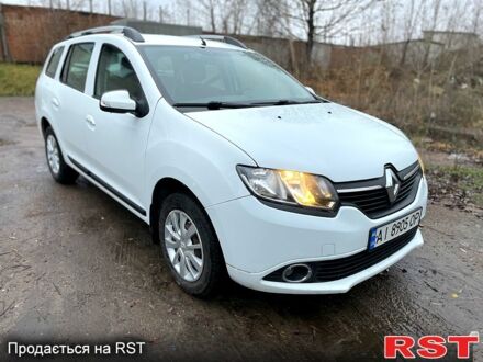 Белый Рено Логан, объемом двигателя 1.5 л и пробегом 270 тыс. км за 6100 $, фото 1 на Automoto.ua