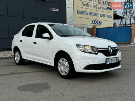 Белый Рено Логан, объемом двигателя 1.2 л и пробегом 170 тыс. км за 3600 $, фото 1 на Automoto.ua