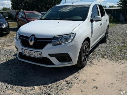Белый Рено Логан, объемом двигателя 1.2 л и пробегом 333 тыс. км за 4600 $, фото 1 на Automoto.ua