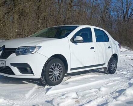 Белый Рено Логан, объемом двигателя 0.9 л и пробегом 87 тыс. км за 6450 $, фото 1 на Automoto.ua