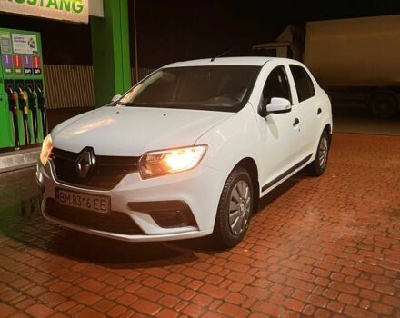 Белый Рено Логан, объемом двигателя 1 л и пробегом 196 тыс. км за 5000 $, фото 1 на Automoto.ua