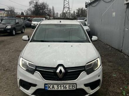 Белый Рено Логан, объемом двигателя 0.9 л и пробегом 334 тыс. км за 3400 $, фото 1 на Automoto.ua