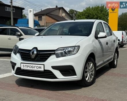 Белый Рено Логан, объемом двигателя 1 л и пробегом 84 тыс. км за 8430 $, фото 1 на Automoto.ua