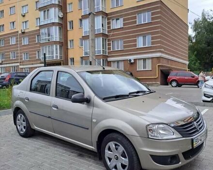 Бежевый Рено Логан, объемом двигателя 1.39 л и пробегом 113 тыс. км за 5400 $, фото 10 на Automoto.ua