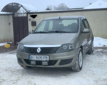 Бежевий Рено Логан, об'ємом двигуна 1.6 л та пробігом 180 тис. км за 3950 $, фото 1 на Automoto.ua