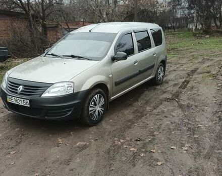 Бежевый Рено Логан, объемом двигателя 1.6 л и пробегом 69 тыс. км за 6000 $, фото 1 на Automoto.ua