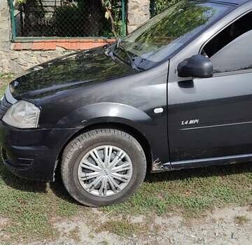 Черный Рено Логан, объемом двигателя 1.4 л и пробегом 154 тыс. км за 4600 $, фото 8 на Automoto.ua