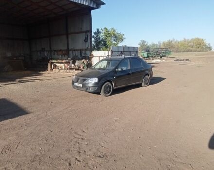 Черный Рено Логан, объемом двигателя 1.4 л и пробегом 200 тыс. км за 2500 $, фото 7 на Automoto.ua